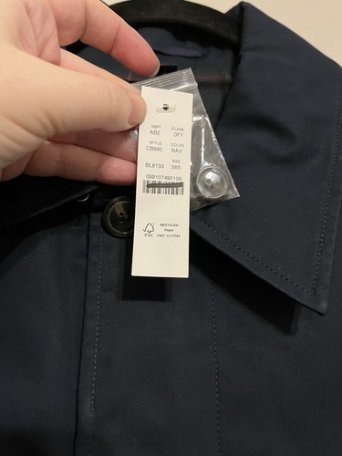 J. Crew Rivington car coat in water-resistant cotton twill Size 38S NWT $498 - Picture 9 of 15