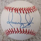 OMAR VIZQUEL Signed OAL Baseball CLEVELAND INDIANS San Francisco Giants