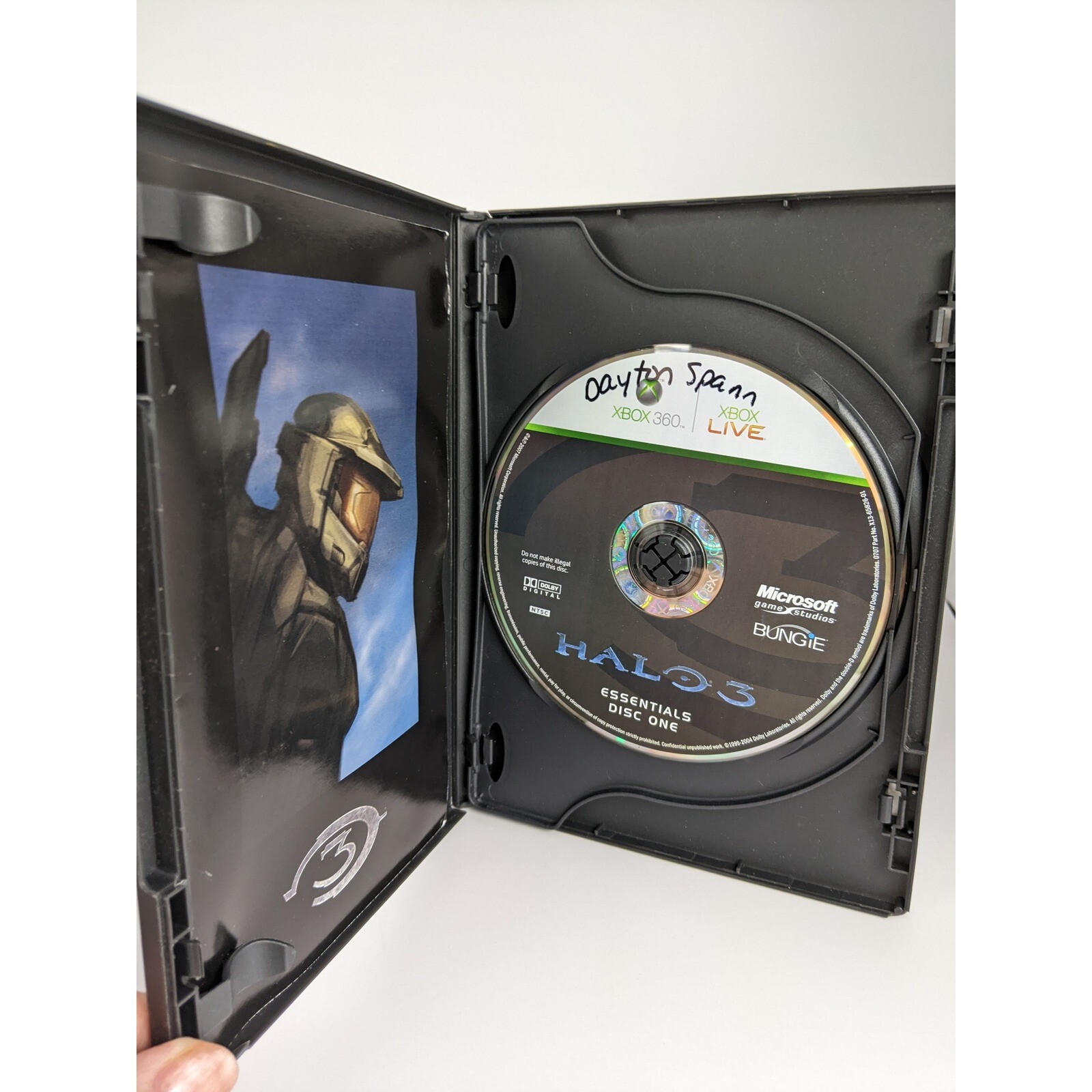 Halo 3 Essentials Xbox 360 Video Game Discs Complete Retro Bungie Microsoft thumbnail 3