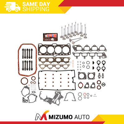 Full Gasket Set Intake Exhaust Valves Fit 93-98 Mitsubishi Eagle