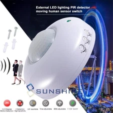360°Ceiling Mounted 110-240V 3 Detector High Sensitivity PIR Sensor Light Switch