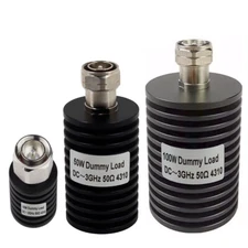 RF Coaxial Mini DIN 4.3-10 Dummy Load Male 5W 10W 50W 100W 50 ohm DC-3GHz Round