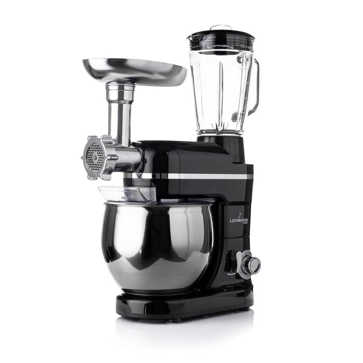 Multifunktionale Küchenmaschine Rührgerät Teig Edelstahl 3000W 5L Knetmaschine