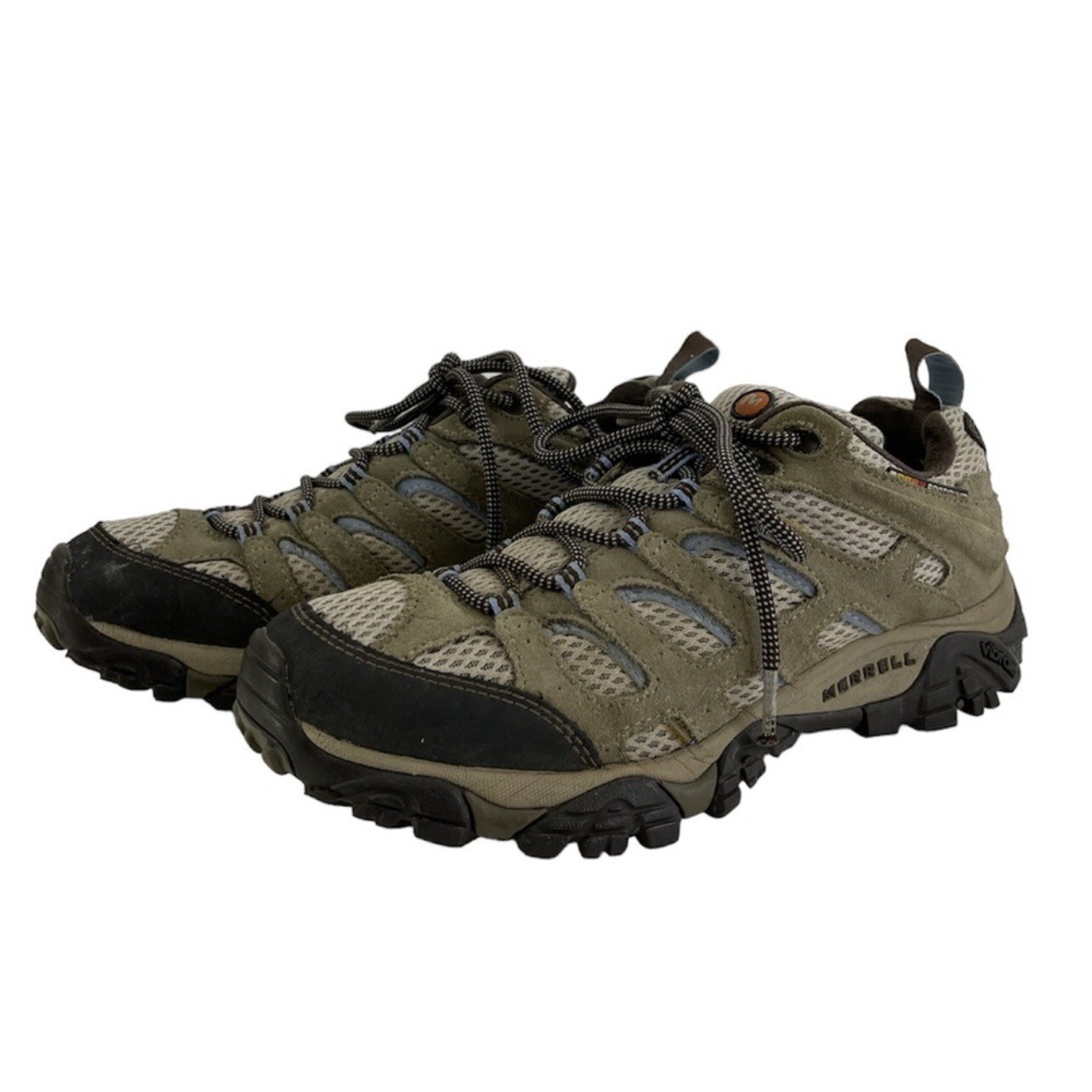 Merrell Continuum Vibram Women's Sz 9 Hiking Walking Tan Trail Shoes Ortholite