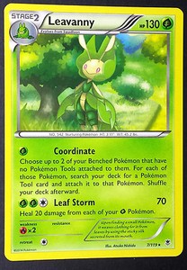Leavanny 7 119 Rara In Inglese Pokemon Xy Forze Spettrali Ebay