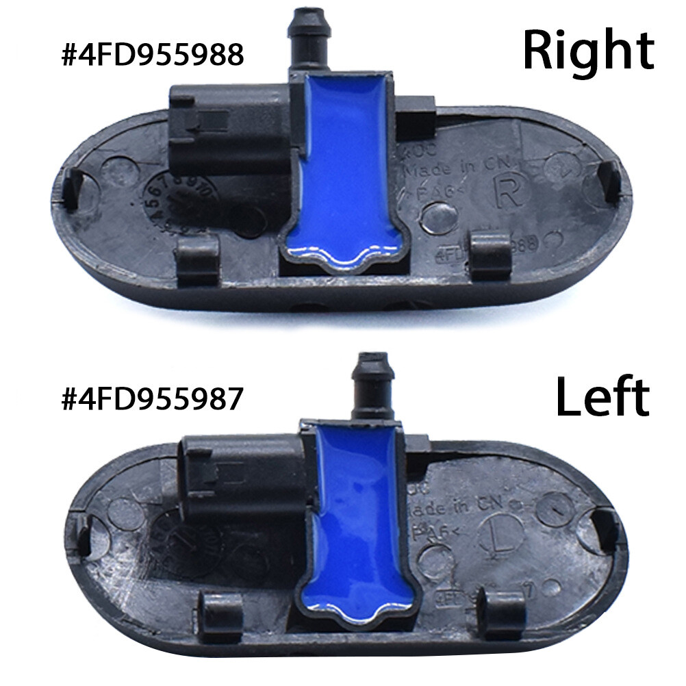 Windshield Washer Spray Nozzles Heated L+R Pair For Audi A4 S4 B6 B7 A6