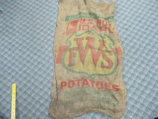 GUNNEY sack BURLAP BAG EMPTY hemp jute FARM POTATOES 100lb size SEED US No1 FWS