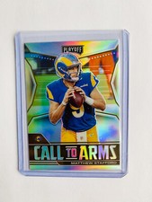 2021 Panini Playoff Matthew Stafford Call To Arms Silver Prizm #CA-MST