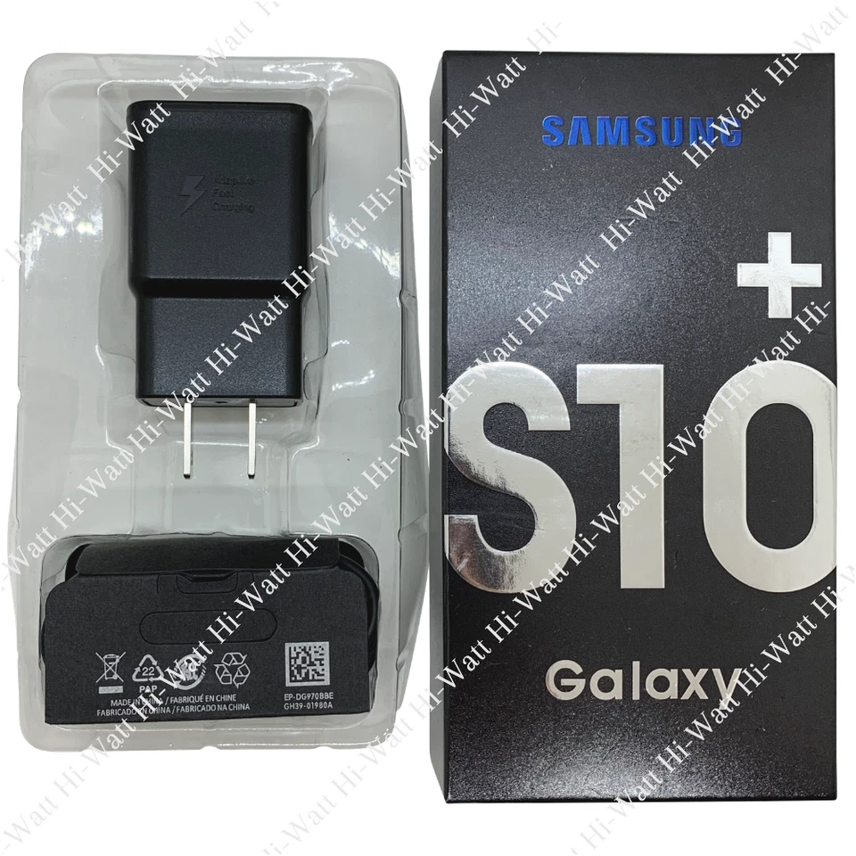 For Samsung Galaxy S10 S9 Adaptive Fast Wall Charger Adapter USB TypeC Cable LOT - Image 4 of 4