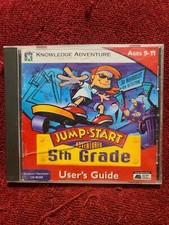 Shelf00N tested VINTAGE PC GAME/SOFTWARE jump start- 5th grade- users guide