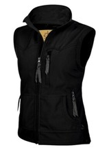 Sts Ranchwear Western Vest Womens Barrier Zipper Front Black Xl