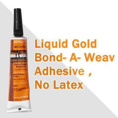 1X Liquid Gold Bond A Weav Extra Super Adhesive for Weaves and Hair,No Latex AD