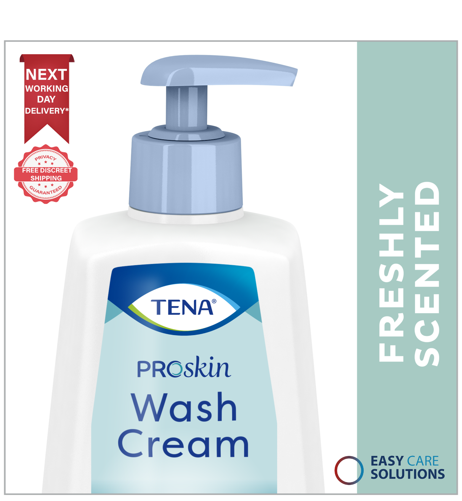 1 x TENA PROskin Wash Cream - 1 Bottle of 500ml