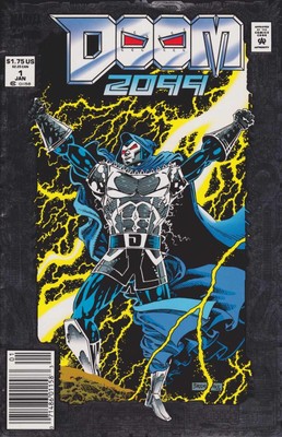 Doom 2099 (1993) #   1 Newsstand (6.0-FN) Foil Cover, 1st Tiger Wylde 1993