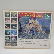 IQ Assembling Products Series Stegosaurus Wooden Model D305/S New in Package