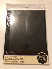      Recollections Photo Album Refills  COLOR: 392310   8 in x 10.5in 30 Sheets