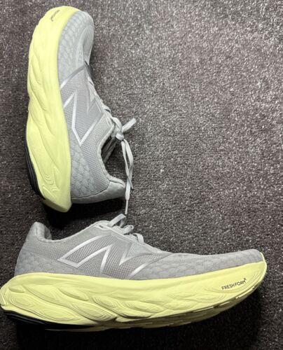 New Balance 1080 v14 Men’s Size 10.5 D Raincloud /limelight/Silver Running Shoes