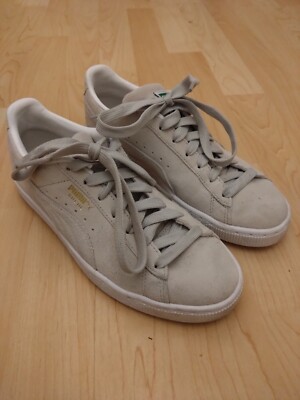 Puma Suede Classic+ - wie neu - Sneaker - Größe 38,5 - grau weiß - 374915-03
