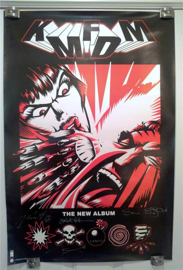 KMFDM POSTER Symbols SIGNED Promo Only 1997 Fully KMFDM POSTER Symbols SIGNED Promo Only 1997 Fully