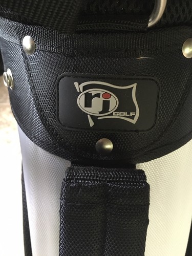 RJ SPORTS MICHELOB ULTRA WHITE CARRY STAND GOLF BAG W/ RAIN COVER & 5-WAY NEW - Picture 5 of 11
