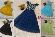 Girls  Kids Wedding Function Style Full Stitched Georgette Lehenga Blouse KL-DC