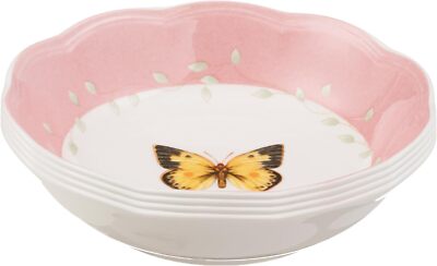 Lenox Butterfly Meadow 4-piece Dessert Bowl Set, 1.65 LB, Multi
