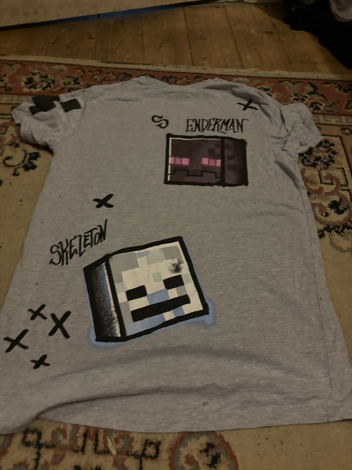 Minecraft Grey T-Shirt image 8