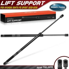 2x Rear Tailgate Lift Support Shock Struts for Hyundai Santa Fe Sport 2015-2018