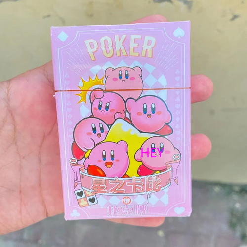 New Anime Kawaii Cartoon Kirby Star Playing Card Game Collection Gift new-anime-kawaii-cartoon-kirby-star-playing-card-game-collection-gift