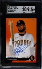 FERNANDO TATIS JR. 2020 Topps Now Road to Opening Day OD-424E SGC 9.5 10 Auto