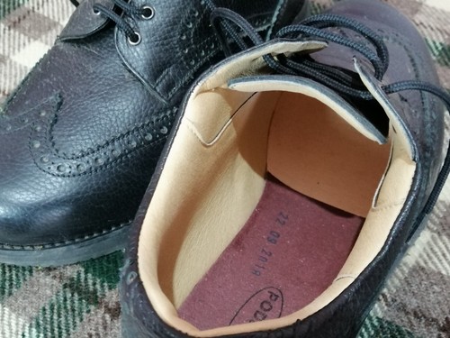 Scarpe PODARTIS, interamente fatte a mano, intramontabili Duilio, nere vitello - Foto 4 di 4