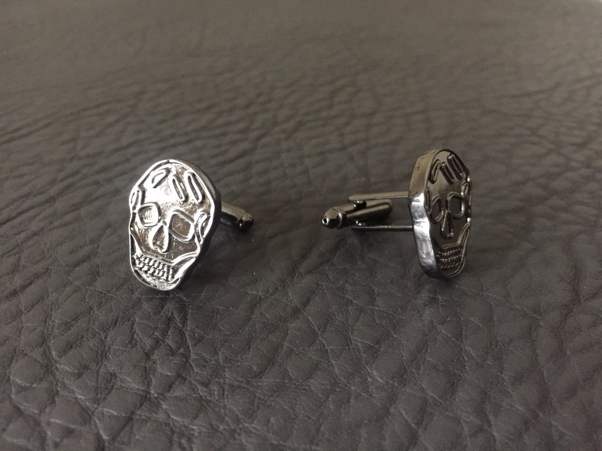 if six was nine TXS4BLK+skull cufflinks 【公式通販】