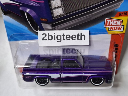 2025 Hot Wheels Dollar General Exclusive 83 Chevy Silverado Purple Pickup Truck - Picture 4 of 6