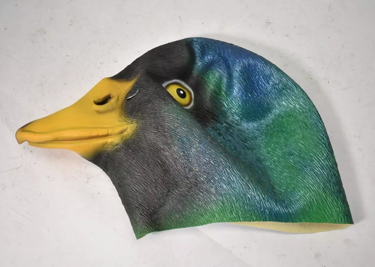 Duck with Man Face - Head