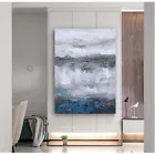 Custom Size Abstract Art Oil Painting Canvas Poster Handmade Mural Wall Decor