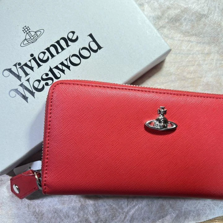 long wallet red