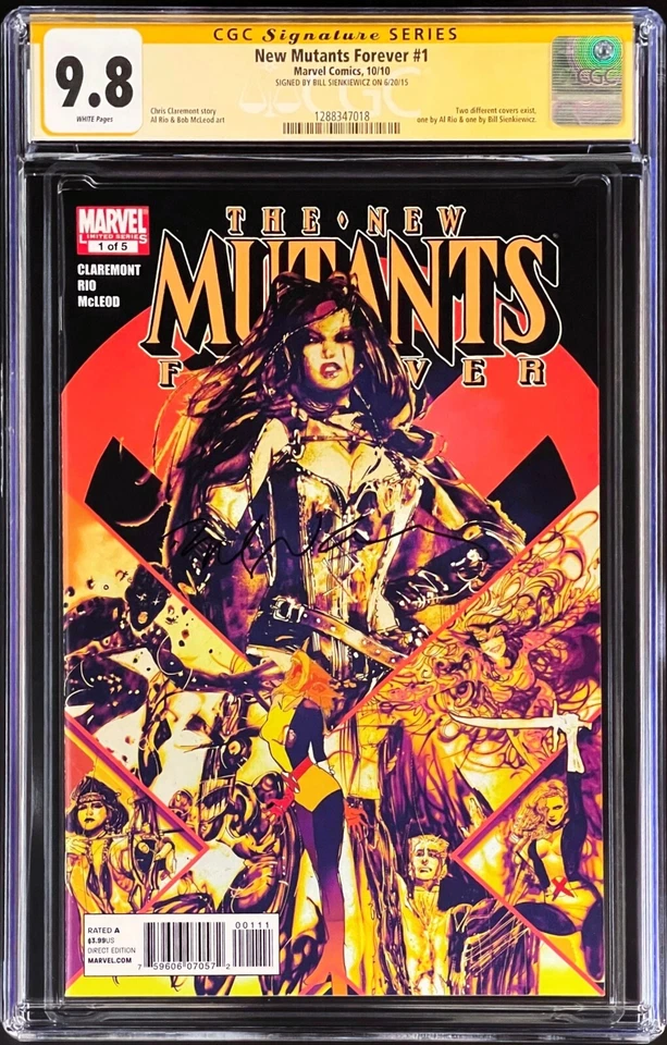 New Mutants Forever 1 CGC 9.8 SS Signed 2010 Marvel Comics 1st App KEY (1 of 1) - Image 4 of 4