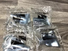 LOT OF 4 Push Broom Steel Handle Brace Kit  Brace U Bolt Wing Nuts #116N52