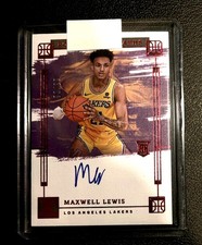 2023-24 PANINI IMPECCABLE AUTOGRAPHS BASKETBALL MAXWELL LEWIS AUTO