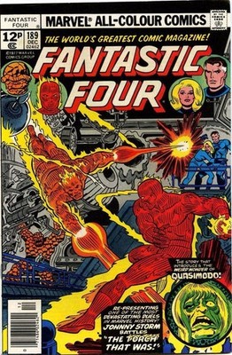 Fantastic Four (1961) # 189 UK Price (5.0-VGF) Quasimodo 1977