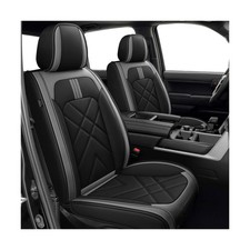 AOMSAZTO Seat Covers Custom Fit for 2022-2025 2026 Tundra Crewmax Doub...