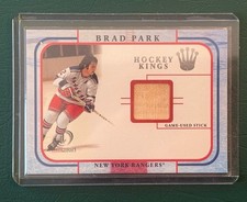 NHL Brad Park 2001-2002 Fleer Legacy Hockey Kings Stick Used