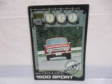 Silla Berrett 1500 Catálogo Deportivo 1968 Coche Antiguo Showa Retro