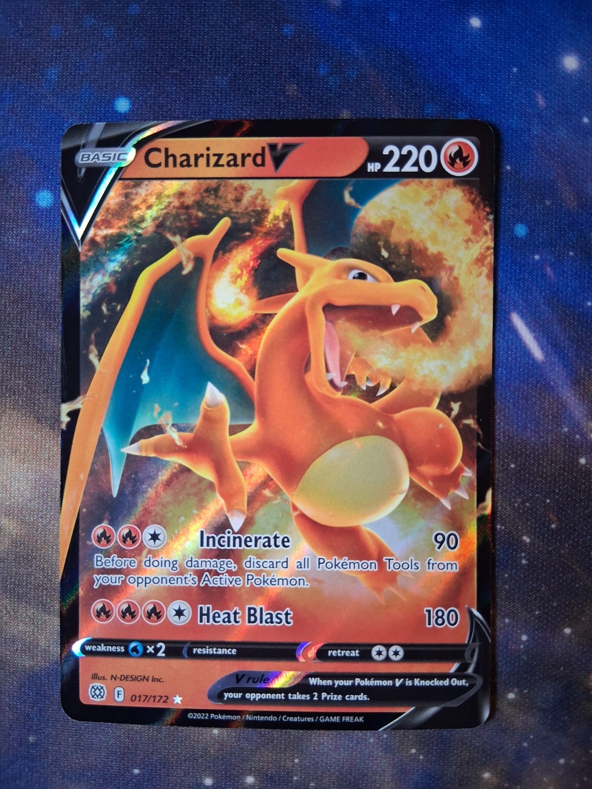 Charizard V 017/172 Swsh09: Brilliant Stars Holo