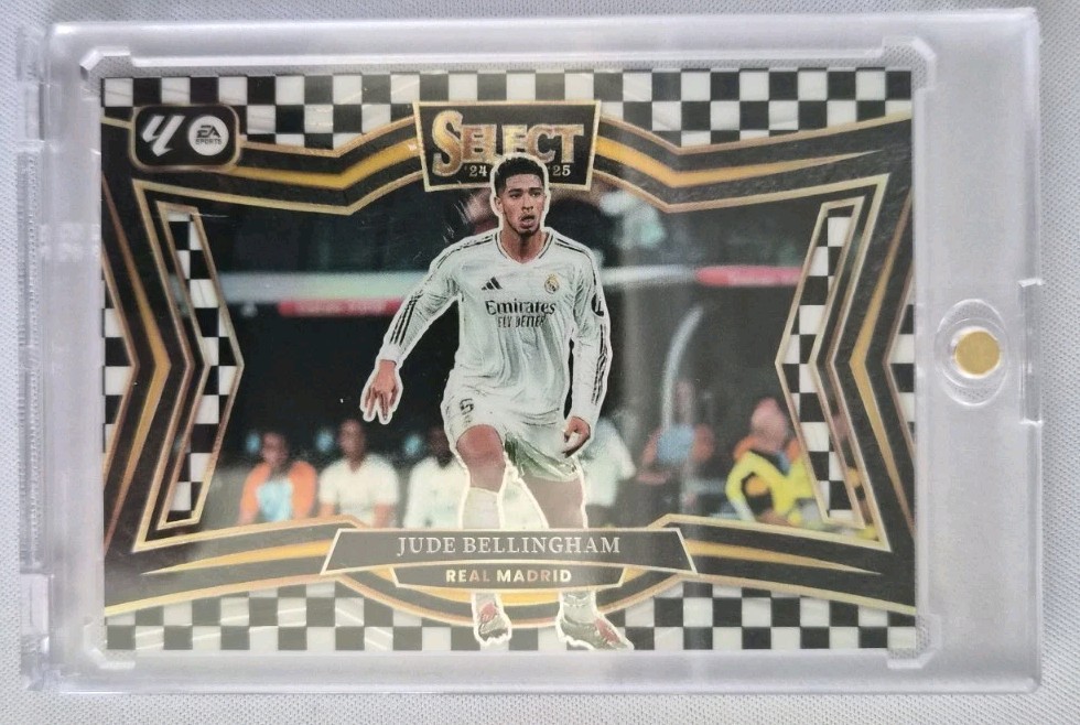 2024-25 JUDE BELLINGHAM SELECT #234  Checkerboard Prizm Field Level  view 3