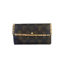 Louis Vuitton Sarah Wallet Monogram Canvas Edge Reinforced / Repaired