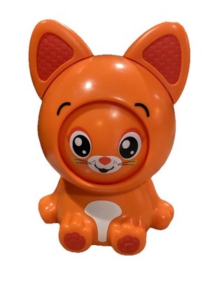 Spark Create Image Bilingual Mood Toy Toddler Orange Emotions Kitty 9 H x 6 W