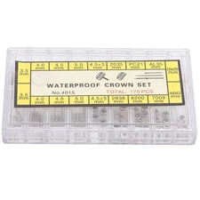 Stainless Steel Watch Crown Spring Bar Set Watch Repairing Tool Accessory