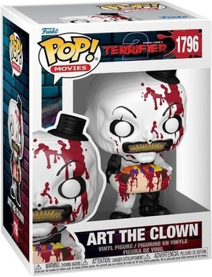 Funko Pop Terrifier Art the Clown w/ Head Candy Bowl Figure w/ Protector 