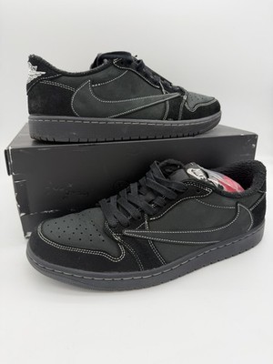 Jordan 1 Low Travis Scott Phantom Black - UK 10,5 US 11,5 - DM7866-001 Fast Ship